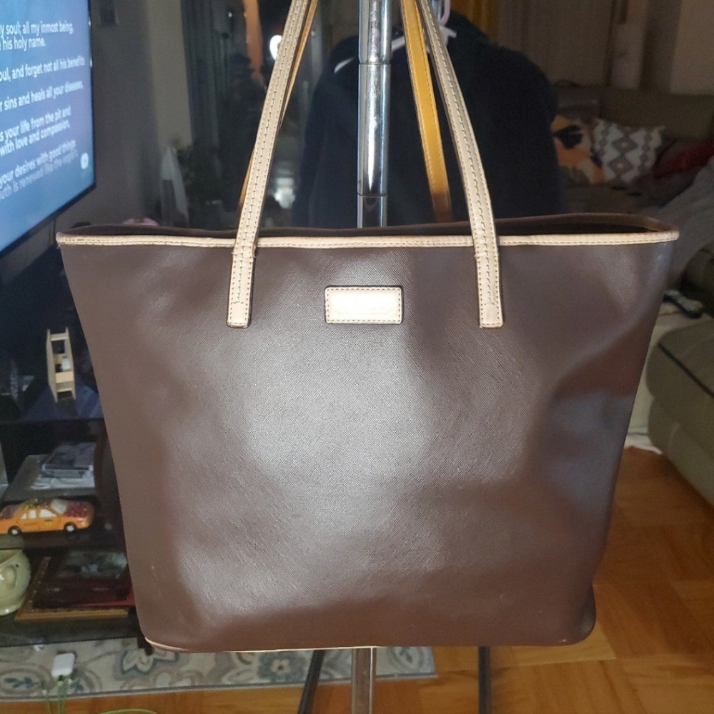 Coach handbag Brown and beige